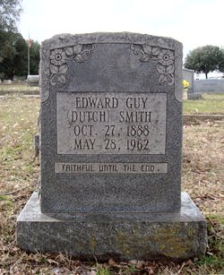 Edward Guy SMITH 1888-1962 grave