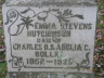 Emma A BOLLES 1852-1925 grave