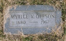 Myrtle V BAYLOR 1880-1962 grave