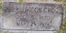 Perry Jacob CROSS 1870-1928 grave