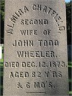 Almira CHATFIELD 1791-1873 grave