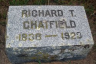 Richard T CHATFIELD 1836-1923 grave