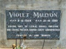 Violet CHATFIELD 1924-1999 grave