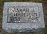 Sarah J THURBER 1858-1945 grave