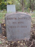 Mary MASON c1839-1908 grave