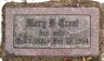 Mary Henrietta Treat 1881-1954 Grave