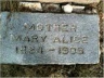 Mary Alice CHATFIELD 1824-1909 grave