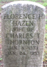 Florence Hannah HAZEN 1873-1953 grave