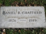 Daniel B CHATFIELD 1826-1889 grave