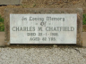 Charles Montague CHATFIELD 1877-1958 grave