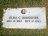 Elda Alice CHATFIELD 1894-1993 grave