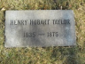 Henry Hobart TAYLOR 1835-1875 grave