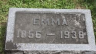 Emma O CHATFIELD 1856-1938 grave