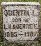 Quentin L CHATFIELD 1905-1907 grave