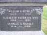 William Henry NICHOLS 1848-1920 grave