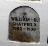 William R CHATFIELD 1882-1930 grave