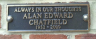 Alan Edward CHATFIELD 1952-2009 memorial