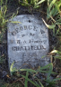 George Wilcox CHATFIELD 1852-1875 grave