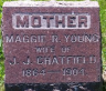 Margaret R YOUNG 1864-1904 grave