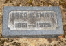 Frederick F SMITH 1851-1925 grave