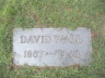 David WALL 1867-1940 grave