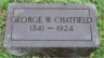 George Washington CHATFIELD 1841-1921 grave