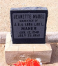 Jeanette Mabel MANER 1946-1958 grave