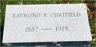 Raymond Rogers CHATFIELD 1888-1978 grave