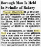 CHATFIELD Vincent c1913 - Newspaper cutting