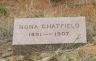 Ella Nora CHATFIELD 1891-1907 grave