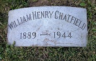 William Henry CHATFIELD 1889-1944 grave