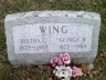 George W WING 1875-1964 grave