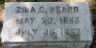 Zina Chatfield BEARD 1863-1922 grave