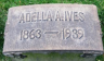 Adella A CHATFIELD 1858-1939 grave